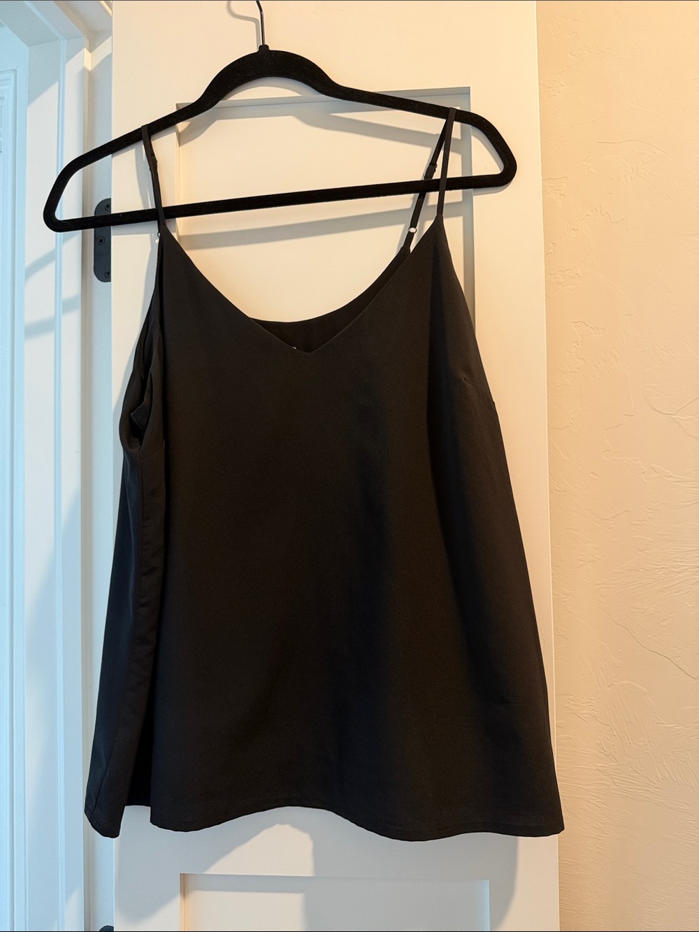 A New Day Black V-Neck Spaghetti Strap Camisole